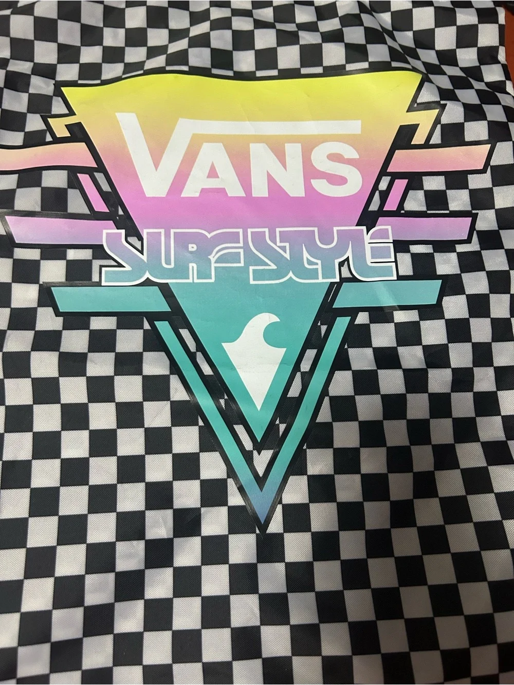 Vans X Surfstyle drawstring backpack